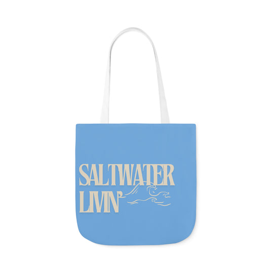 Saltwater Livin’ Canvas Tote Bag