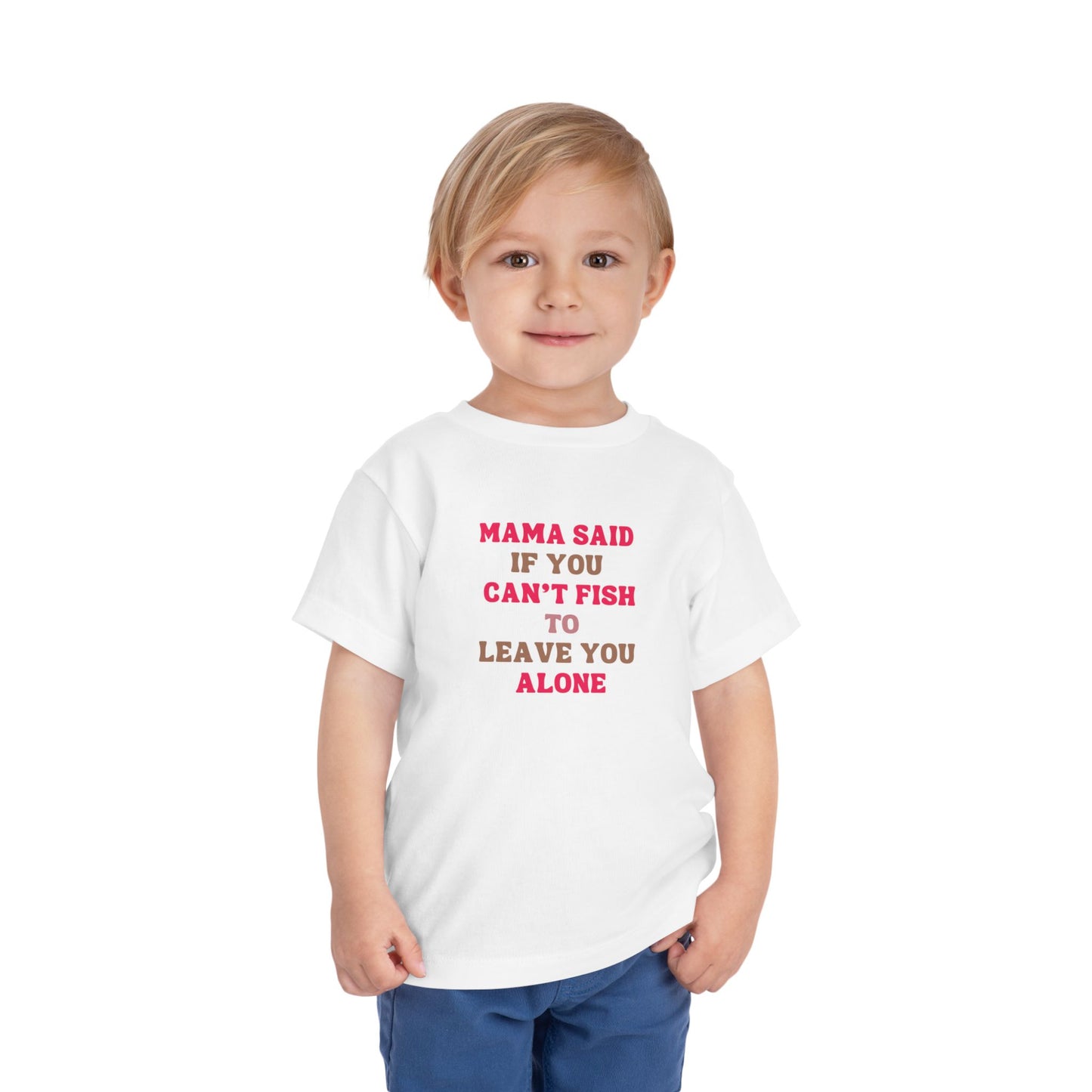 Mama Said Girls Toddler Short Sleeve Tee